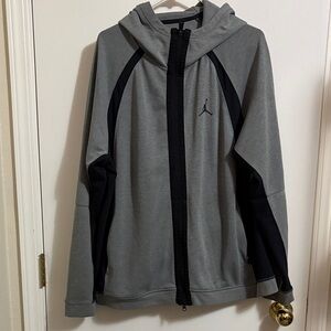 Jordan Men's Performance Jacket in Gray and Black
